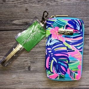 NWT Lilly Pulitzer Tiki Palm iPhone 6 Wristlet